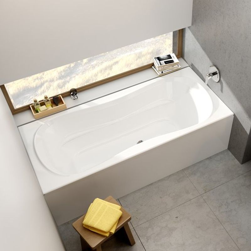 Акриловая ванна Ravak Campanula II CB21000000 180×80 белая