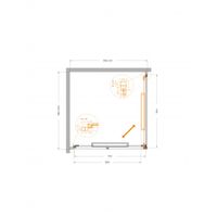 Душевой уголок CEZARES LUX-A-FS-1-100-C-CR — 6
