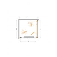 Душевой уголок CEZARES LUX-A-FS-1-90-C-GM — 7