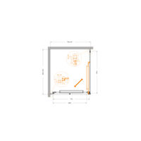 Душевой уголок CEZARES LUX-AH-FS-1-80/90-C-CR — 6