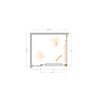 Душевой уголок CEZARES LUX-AH-FS-11-100/90-C-CR — 4