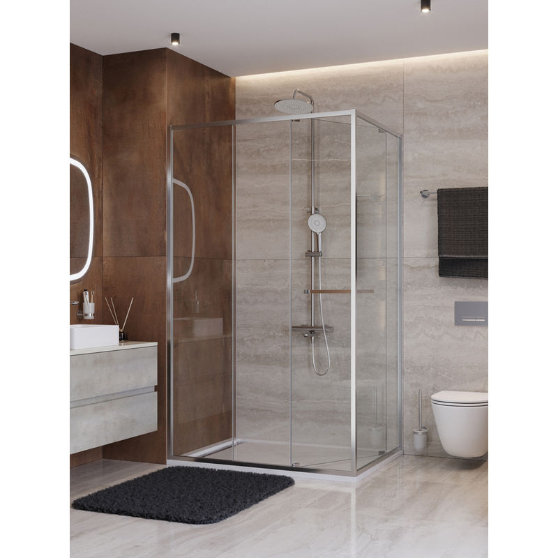 Душевой уголок CEZARES LUX-AH-FS-11-120/90-C-CR