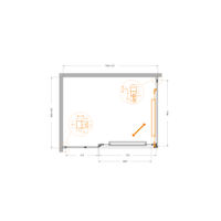 Душевой уголок CEZARES LUX-AH-FS-11-120/90-C-CR — 5