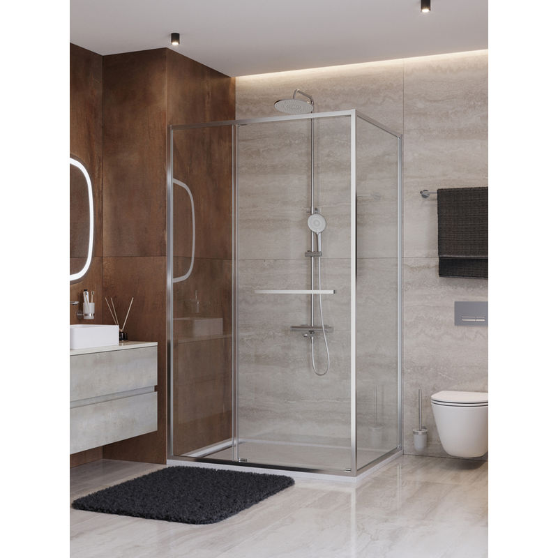 Душевой уголок CEZARES LUX-AH-FS-11-120/90-C-CR