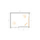 Душевой уголок CEZARES LUX-AH-FS-11-130/100-C-CR