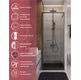 Душевая дверь CEZARES LUX-B-FS-1-70-C-GM