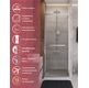 Душевая дверь CEZARES LUX-B-FS-1-80-C-CR