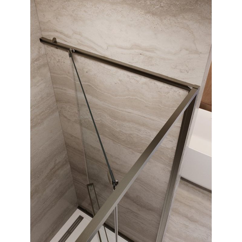 Душевая дверь CEZARES LUX-B-FS-1-80-C-GM