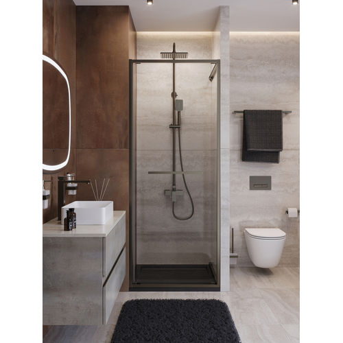 Душевая дверь CEZARES LUX-B-FS-1-80-C-GM