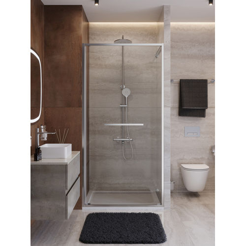 Душевая дверь CEZARES LUX-B-FS-1-90-C-CR
