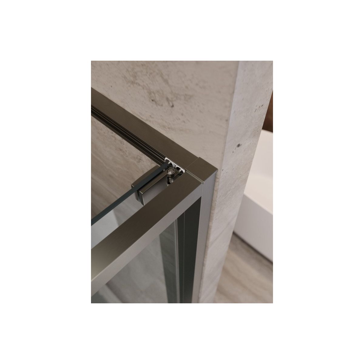 Душевая дверь CEZARES LUX-B-FS-1-90-C-GM