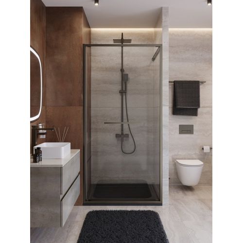 Душевая дверь CEZARES LUX-B-FS-1-90-C-GM