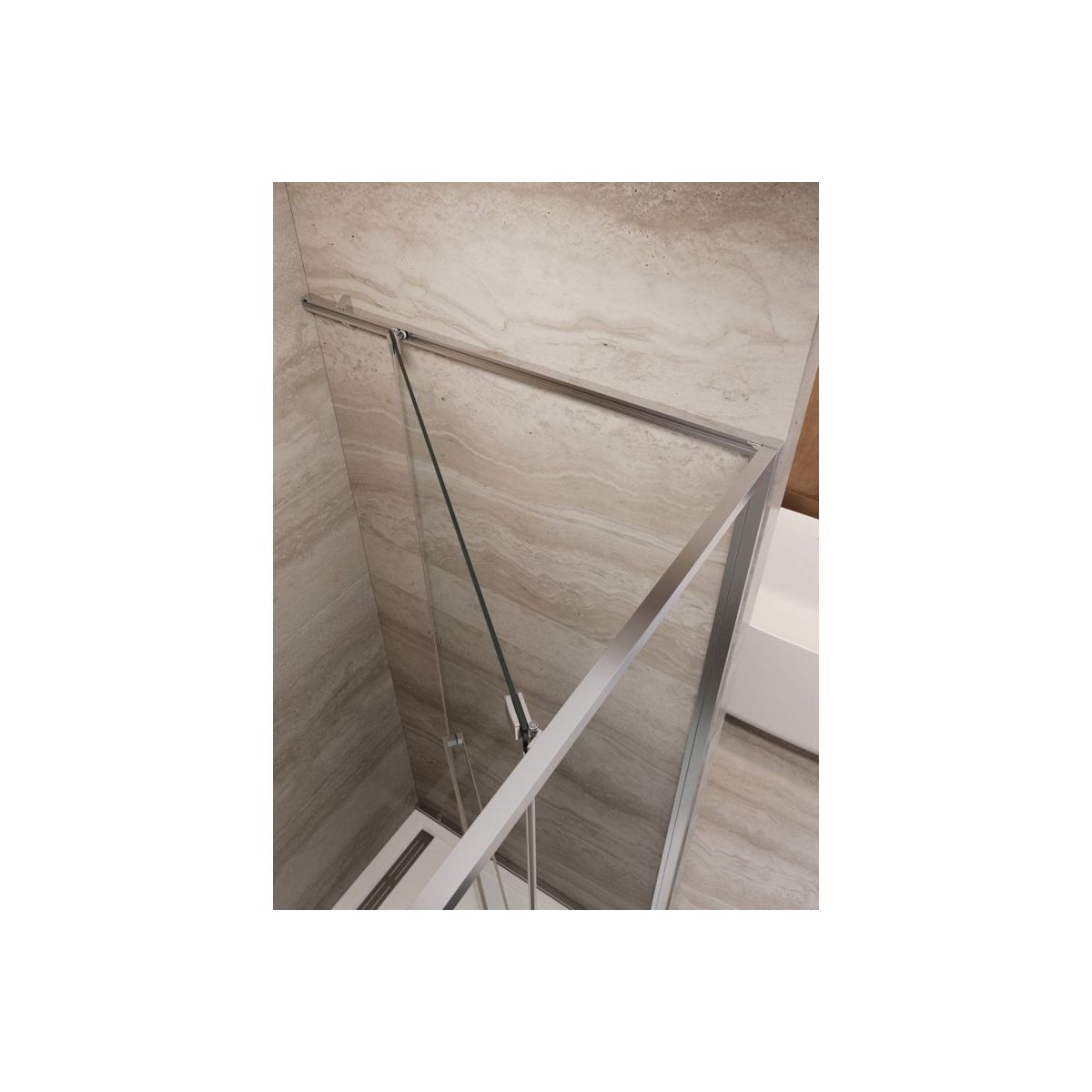 Душевая дверь CEZARES LUX-B-FS-11-100-C-CR