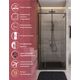 Душевая дверь CEZARES LUX-B-FS-11-110-C-GM