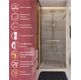 Душевая дверь CEZARES LUX-B-FS-11-120-C-BORO