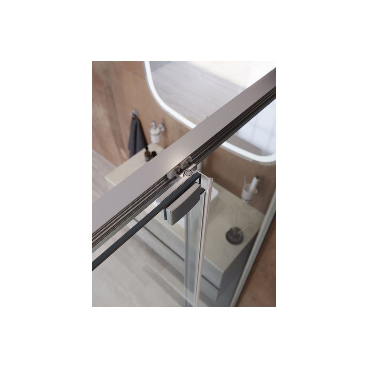 Душевая дверь CEZARES LUX-B-FS-11-130-C-CR