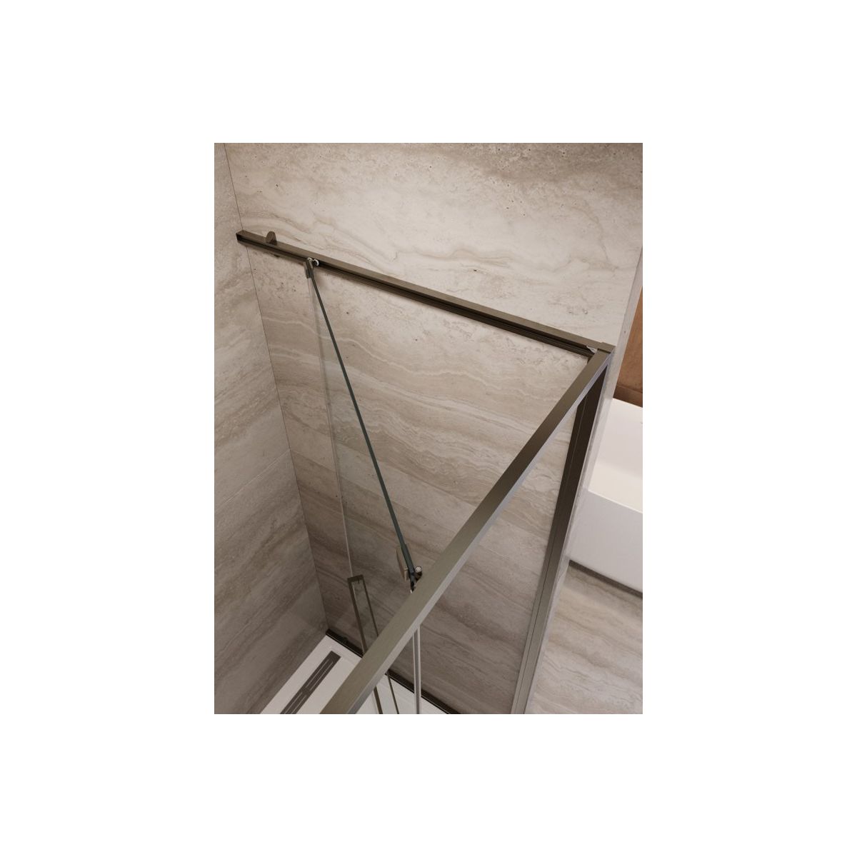 Душевая дверь CEZARES LUX-B-FS-11-130-C-GM