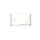 Душевая дверь CEZARES LUX-B-FS-11-130-C-GM