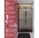Душевая дверь CEZARES LUX-B-FS-11-130-C-GM
