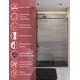 Душевая дверь CEZARES LUX-B-FS-11-140-C-GM