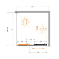 Душевой уголок CEZARES MOLVENO-AF-31-90-C-CR-IV — 6