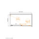 Душевой уголок CEZARES MOLVENO-AH-11-150/80-C-Cr-IV