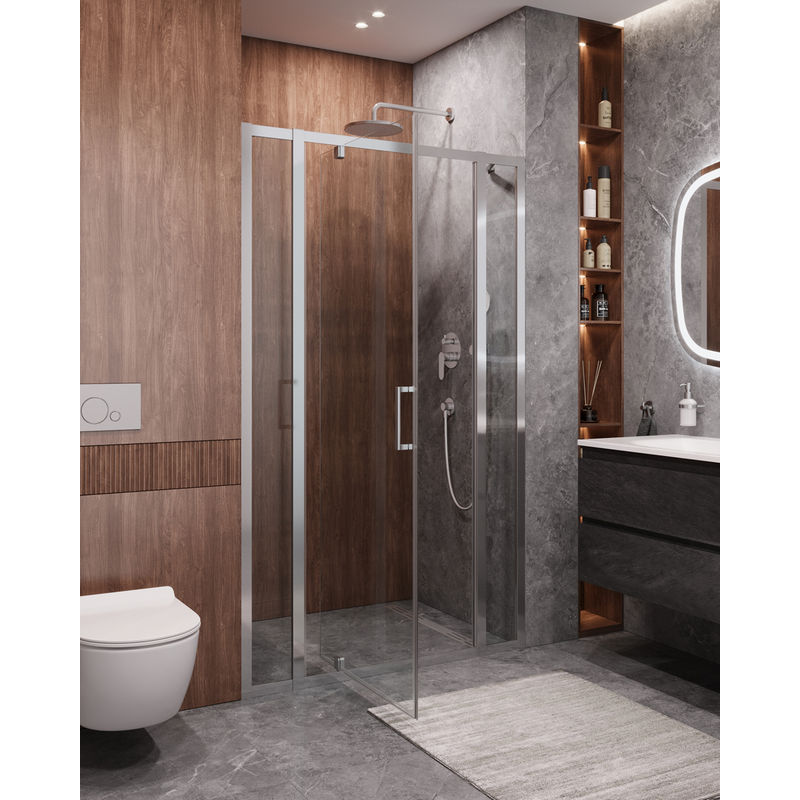 Душевая дверь CEZARES MOLVENO-BA-12-100+40-C-Cr-IV