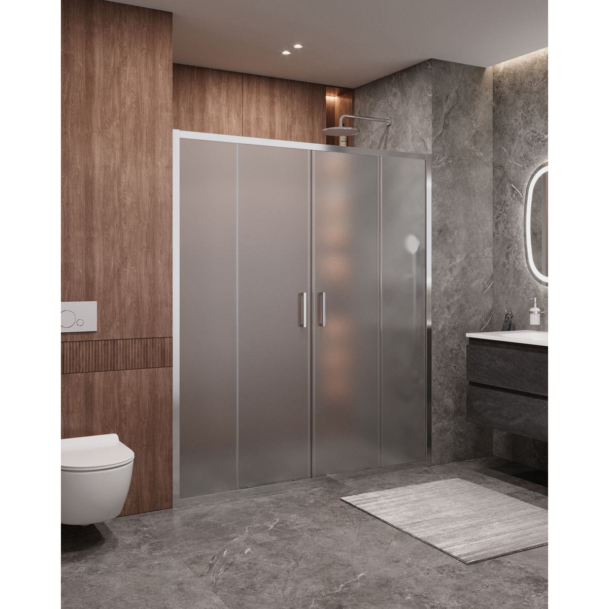 Душевая дверь CEZARES MOLVENO-BF-2-170-P-Cr