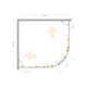 Душевой уголок CEZARES MOLVENO-RH-22-130/120-P-Cr