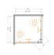 Душевой уголок CEZARES RELAX-304-A-2-100-C-GM