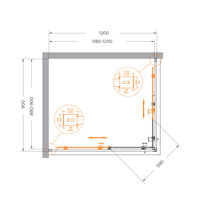 Душевой уголок CEZARES RELAX-304-AH-2-120/90-C-BORO — 6