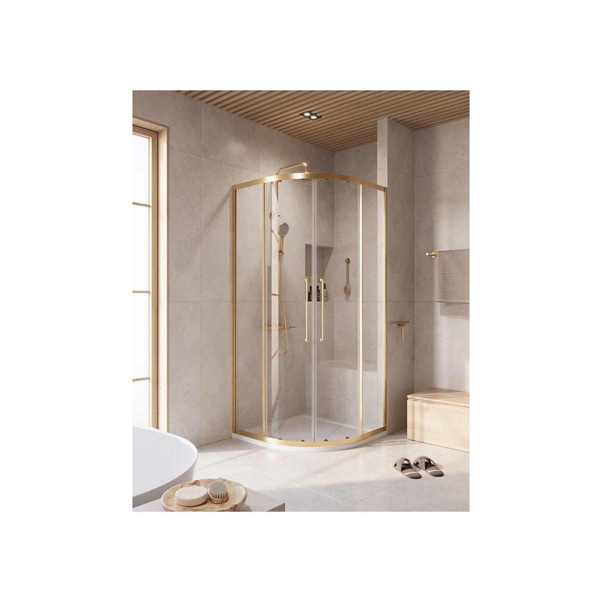 Душевой уголок CEZARES RELAX-304-R-2-100-C-BORO