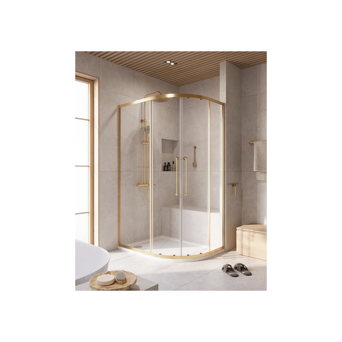 Душевой уголок CEZARES RELAX-304-RH-2-120/90-C-BORO