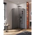 Душевой уголок CEZARES SLIDER-A-2-80/90-GRIGIO-NERO