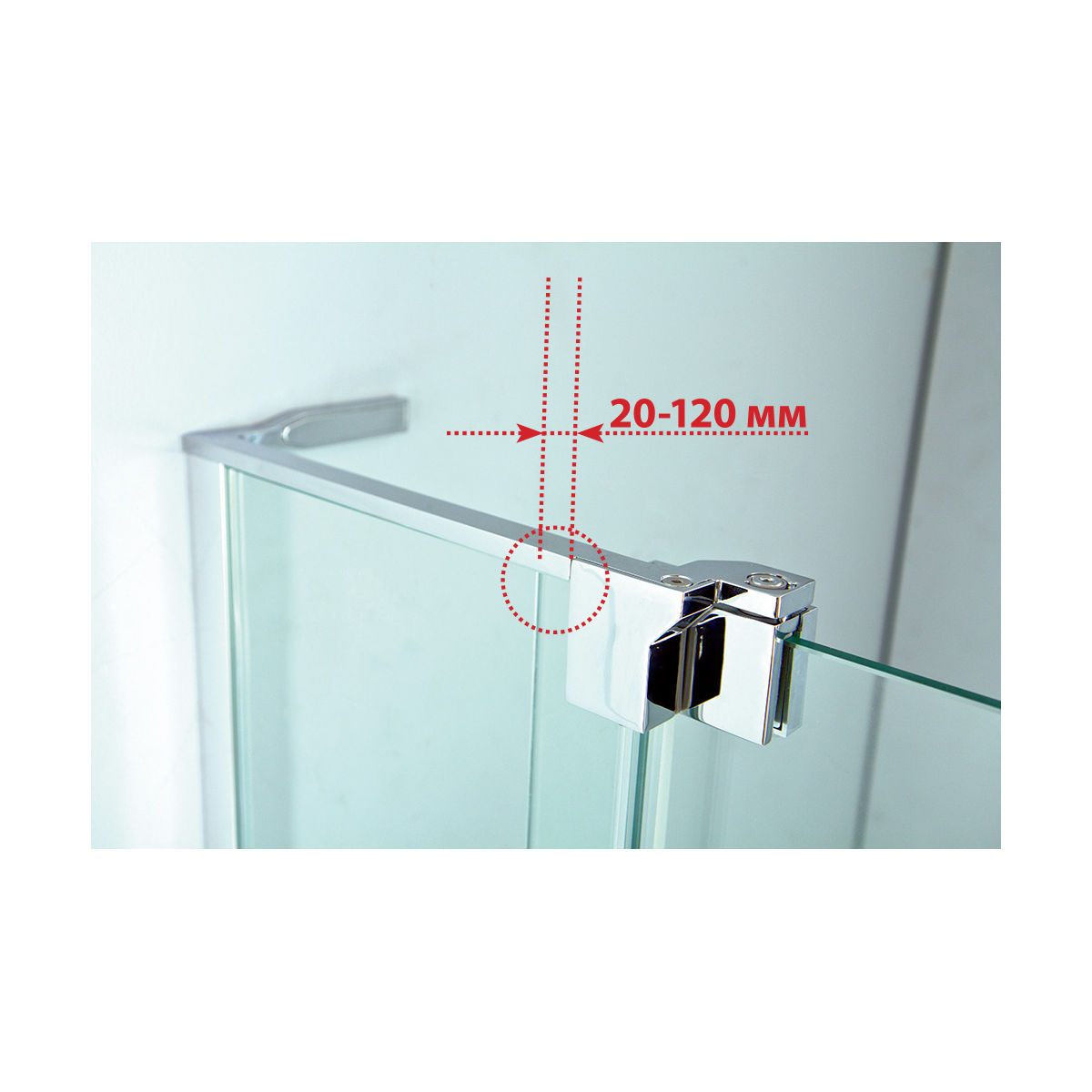 Душевой уголок CEZARES SLIDER-AH-1-100-70/80-C-Cr