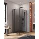Душевой уголок CEZARES SLIDER-AH-1-100-70/80-GRIGIO-NERO