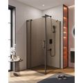 Душевой уголок CEZARES SLIDER-AH-1-100-90/100-BR-NERO