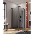Душевой уголок CEZARES SLIDER-AH-1-100-90/100-GRIGIO-NERO