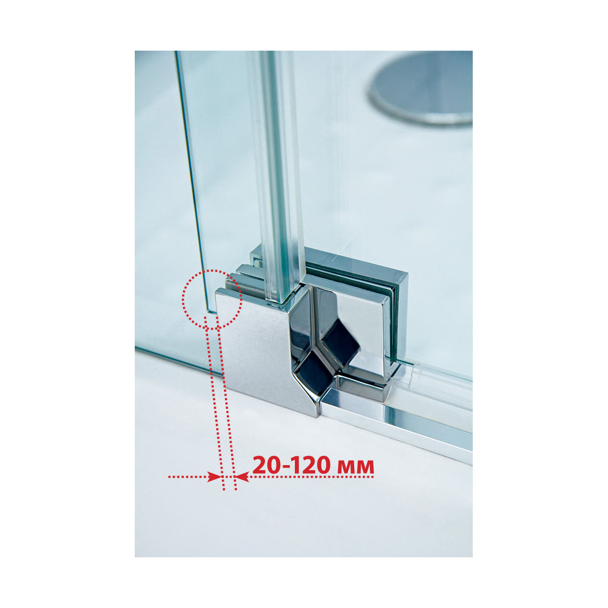 Душевой уголок CEZARES SLIDER-AH-1-80-100/110-C-Cr