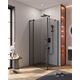 Душевой уголок CEZARES SLIDER-AH-1-80-100/110-GRIGIO-NERO