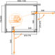 Душевой уголок CEZARES SLIDER-AH-2-70/80-100/110-GRIGIO-BORO