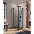 Душевой уголок CEZARES SLIDER-AH-2-90/100-100/110-C-NERO