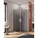 Душевой уголок CEZARES SLIDER-AH-2-90/100-100/110-GRIGIO-Cr