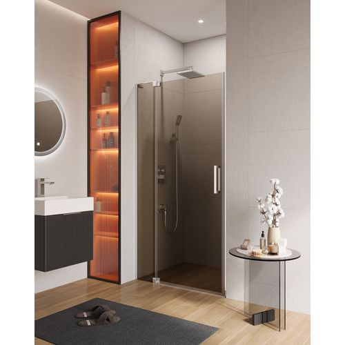 Душевая дверь CEZARES SLIDER-B-1-100/110-BR-Cr