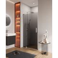 Душевая дверь в нишу CEZARES SLIDER-B-1-80/90-GRIGIO-Cr