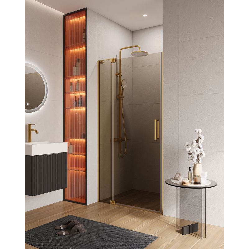 Душевая дверь CEZARES SLIDER-B-1-90/100-BR-BORO