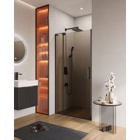 Душевая дверь CEZARES SLIDER-B-1-90/100-BR-NERO — 1