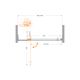 Душевая дверь в нишу CEZARES SLIDER-B-1-90/100-C-BORO