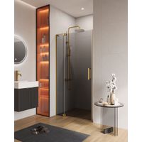 Душевая дверь CEZARES SLIDER-B-1-90/100-GRIGIO-BORO — 1