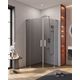 Душевой уголок CEZARES SLIDER-R-2-90/100-GRIGIO-Cr